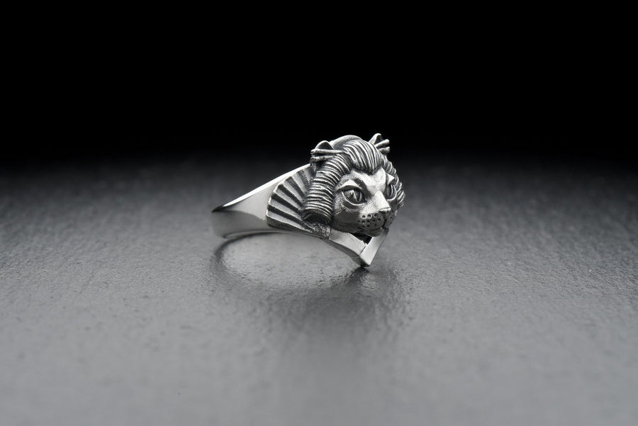 Geisha Cat Silver Ring – Sterling Silver Asian Cat Ring | Elegant Artisan Jewelry Gift for Her (etsy image id: 7412601587)