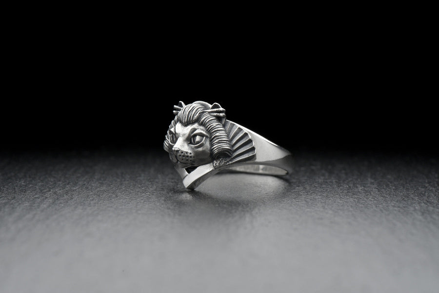 Geisha Cat Silver Ring – Sterling Silver Asian Cat Ring | Elegant Artisan Jewelry Gift for Her (etsy image id: 7412601587)