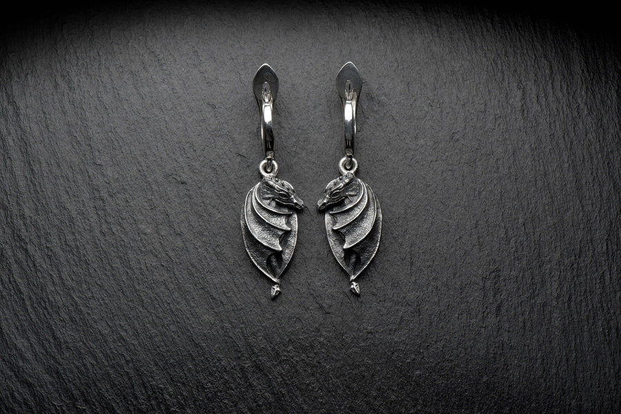 dragons jewelry	dragon earring	dragon earrings	dragon jewelry	Drachen Ohrringe (etsy image id: 4413215443)