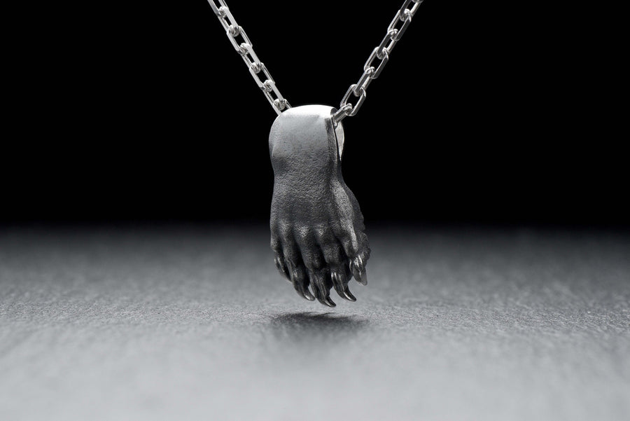 Bear Paw Silver Pendant

Imagine being able to carry a wild animal with you wherever you go. Take back the power and get your self totem today. (etsy image id: 4365951375)
