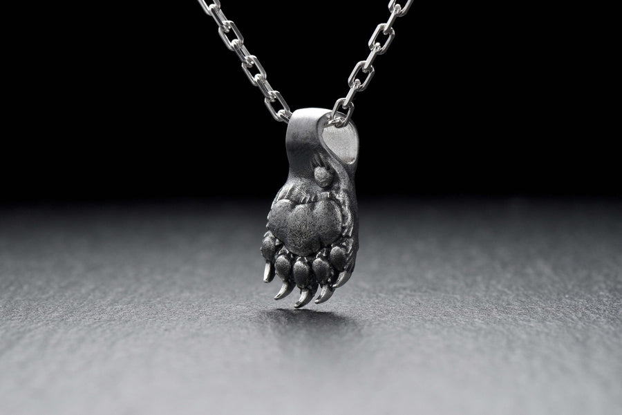 Bear Paw Silver Pendant

Imagine being able to carry a wild animal with you wherever you go. Take back the power and get your self totem today. (etsy image id: 4365951375)