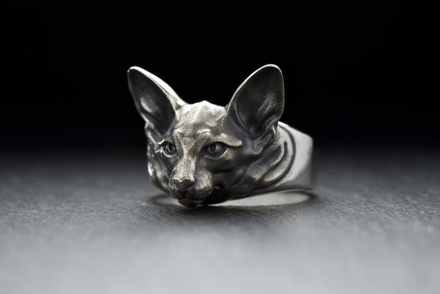 animal silver ring	men ring	men jewelry	women jewelry	women silver ring	silver cat ring	cat jewelry	cat silver ring	cat art	cats jewelry	cats ring	oriental ring	oriental cat (etsy image id: 4378002468)