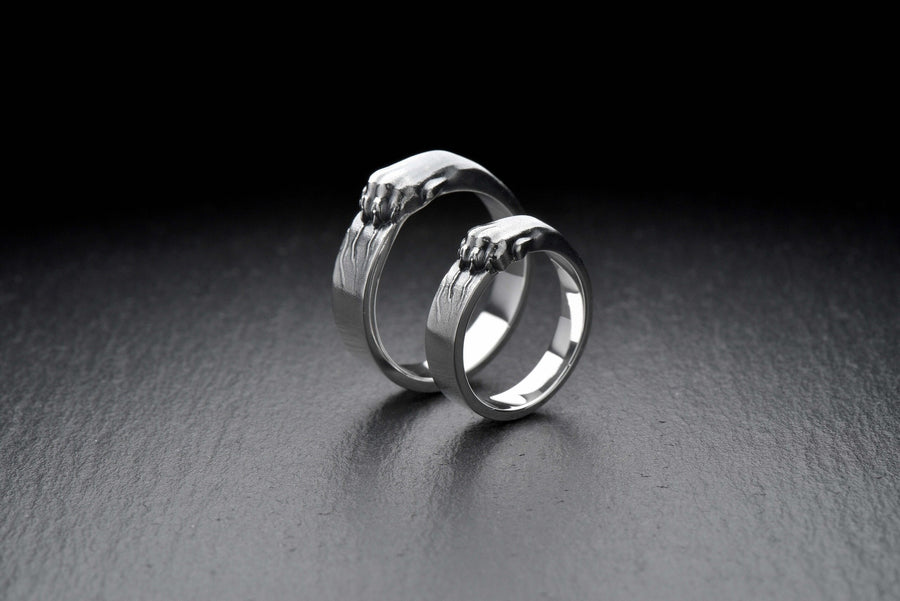 Sterling Silver Cat Paw Ring – Minimalist Feline Jewelry (etsy image id: 7408480969)