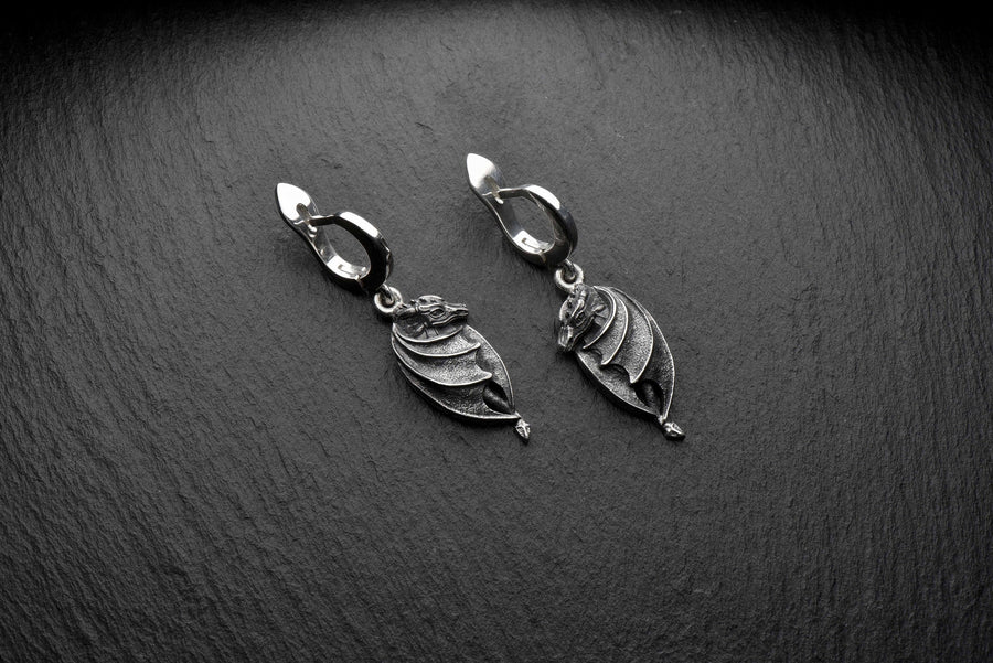 dragons jewelry	dragon earring	dragon earrings	dragon jewelry	Drachen Ohrringe (etsy image id: 4413215443)