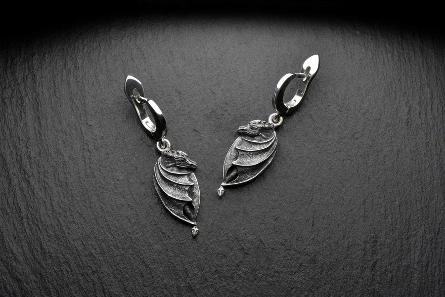 dragons jewelry	dragon earring	dragon earrings	dragon jewelry	Drachen Ohrringe (etsy image id: 4413215443)