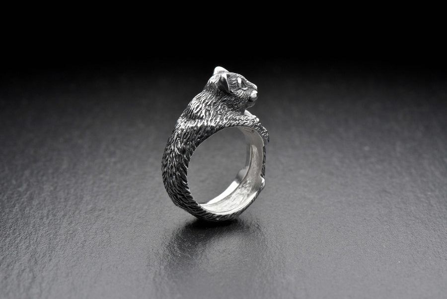 silver cat ring	cat jewelry	cat silver ring	cats jewelry	cat lover gift	cat ring	cat silver	mens rings cat	womens rings cat	cute cat	anneau de chat	Katzenring	cat (etsy image id: 4425272657)