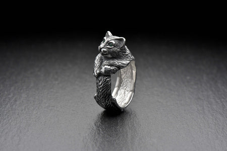 silver cat ring	cat jewelry	cat silver ring	cats jewelry	cat lover gift	cat ring	cat silver	mens rings cat	womens rings cat	cute cat	anneau de chat	Katzenring	cat (etsy image id: 4425272657)
