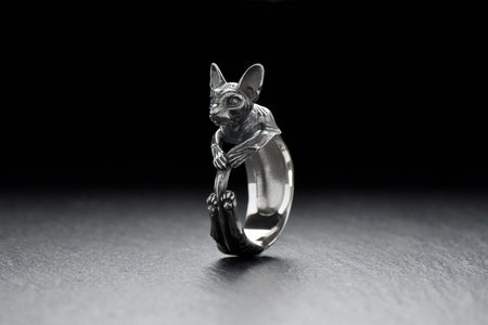 animal silver ring	men jewelry	women jewelry	women silver ring	silver cat ring	cat jewelry	cat silver ring	cat art	cats jewelry	sphinx cat ring	sphinx jewelry	sphinx ring	sphinx (etsy image id: 4425406909)