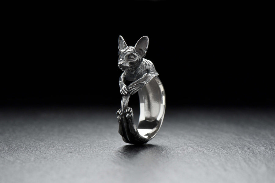 animal silver ring	men jewelry	women jewelry	women silver ring	silver cat ring	cat jewelry	cat silver ring	cat art	cats jewelry	sphinx cat ring	sphinx jewelry	sphinx ring	sphinx (etsy image id: 4425406909)