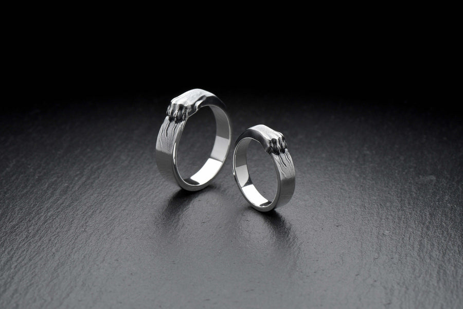 Sterling Silver Cat Paw Ring – Minimalist Feline Jewelry (etsy image id: 7408480969)