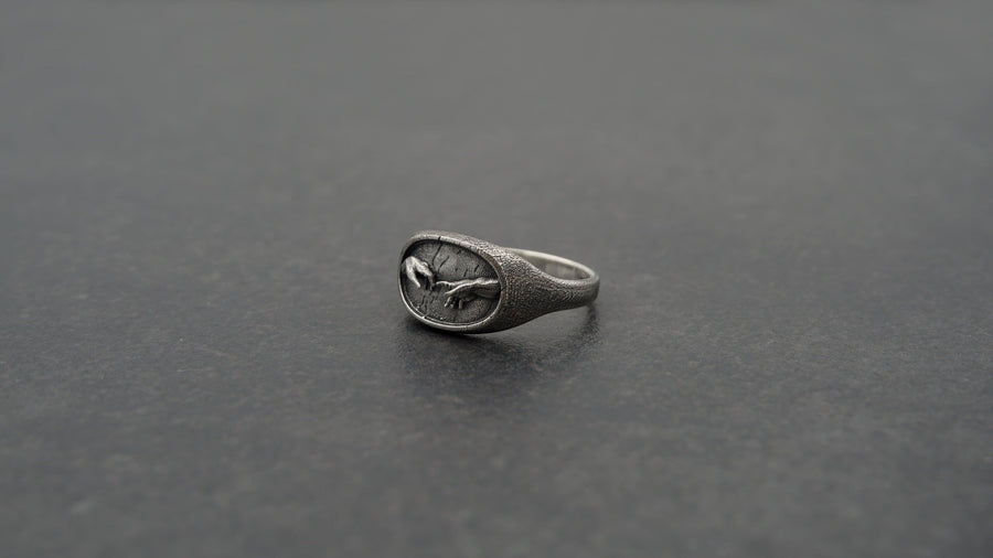 silver ring	antique ring	jewelry	silver rings	jewelry silver	antique	Ancient Greece	Ionic style	ancient	The Creation of Adam	Michelangelo	Renaissance	Ring Renaissance (etsy image id: 7043096623)