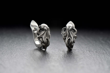 alexfox	alexfoxjewelry	Octopus earrings	earrings	octopus jewelry	earrings	octopus	unique earrings (etsy image id: 4556160718)