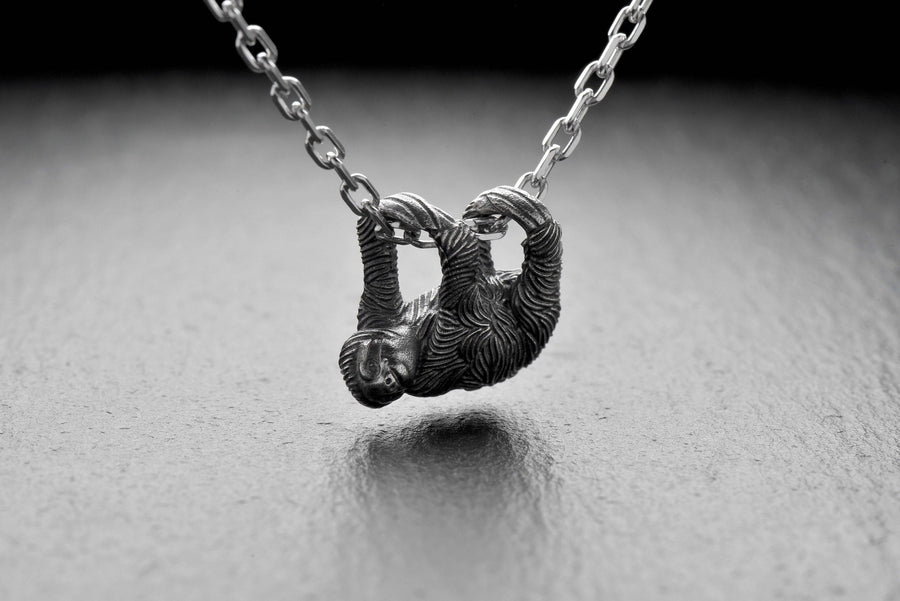 silver pendant	Sterling silver	Sloth jewelry	Sloth pendant	Sloth	Sloth silver pendant	pendant	silver necklace	Sloth necklace (etsy image id: 7397197113)
