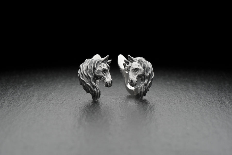 silver earrings	earrings	jewelry	gift	Sterling silver	animal earrings	animal jewelry	Horse Earrings	Horse	Horse lovers	Horse jewelry (etsy image id: 7339758378)
