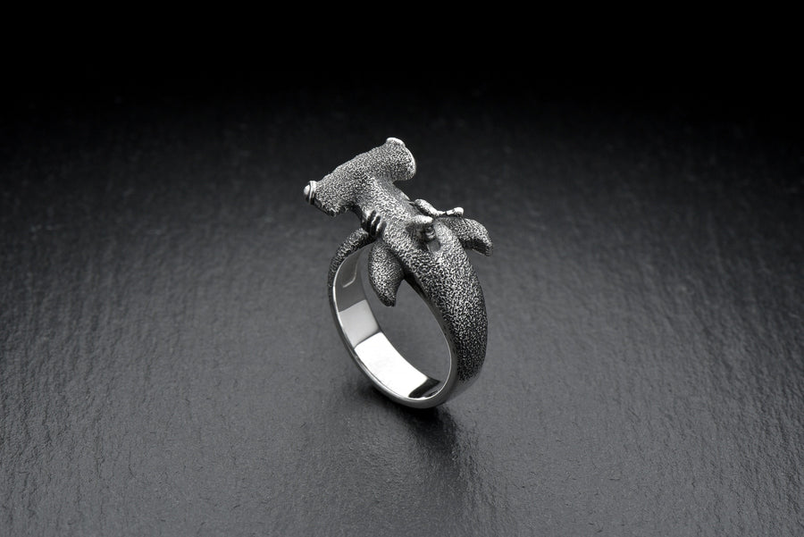 Sea creature ring	Sea souvenir	maori jewelry		Hammer shark ring	Hammer shark	Hammer shark jewelry	silver ring	gift (etsy image id: 4631539087)