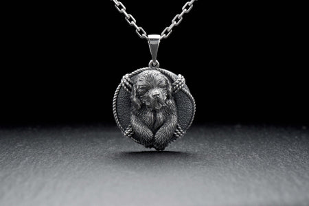 pendant	dog pendant	dog jewelry	silver pendant	dog necklace	sterling silver	handmade pendant	gift for her (etsy image id: 4586414060)
