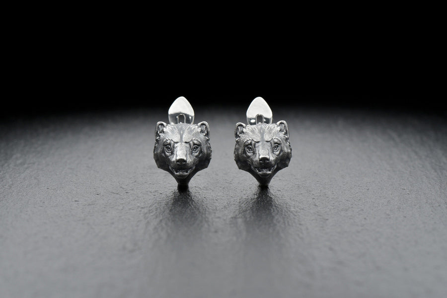 Sterling Silver Wolverine Earrings: Animal Lover Jewelry (etsy image id: 7349562486)