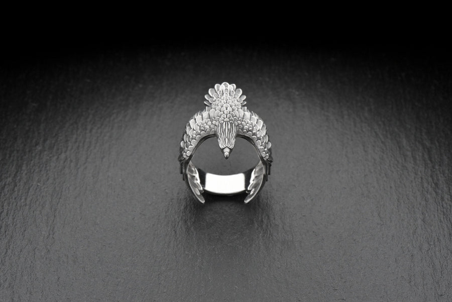 Sterling Silver Eagle Ring: Soaring Wraparound Bird Jewelry (etsy image id: 4768542676)