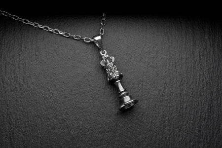 It will be a great addition to your look and will allow you to express your love for the game of chess. The pendant can be worn alone or in combination with other jewelry. Come to our store and see for yourself in its beauty and originality! (etsy image id: 4596443640)