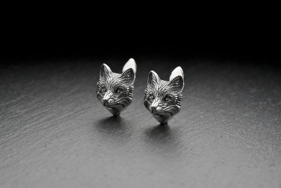 silver earrings	earrings	jewelry	Sterling silver	animal earrings	animal jewelry	Silver Fox Earrings	Fox	Silver Earrings	fox head earrings	Silver jewelry fox	fox earrings	Silver Fox (etsy image id: 6531082485)