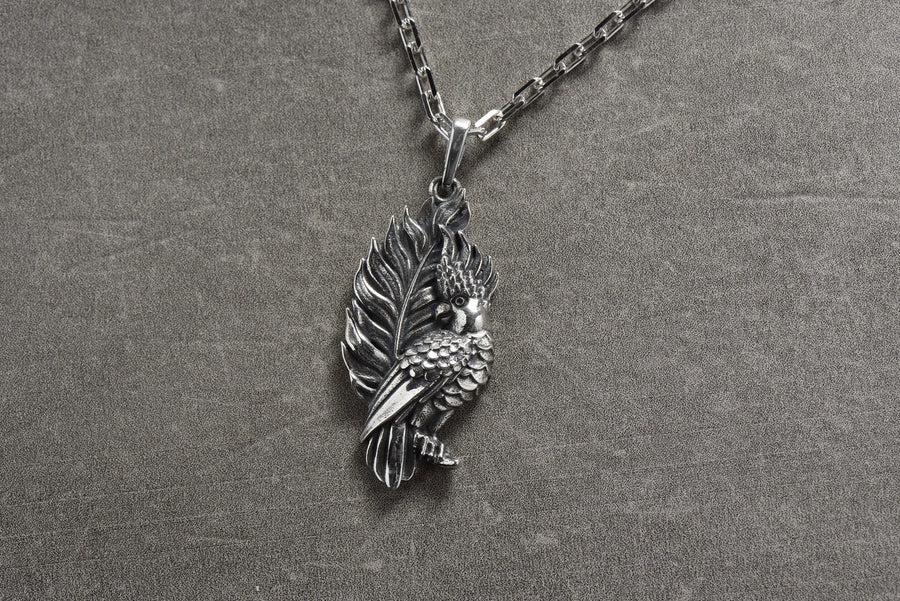 Silver pendant	Beetle pendant	Silver necklace	Beetle	gift	silver jewelry	gift for him	Silver Parrot	Pendant Parrot	Parrot jewelry	Parrot necklace	Parrot lovers	Parrot pendant (etsy image id: 4608063494)