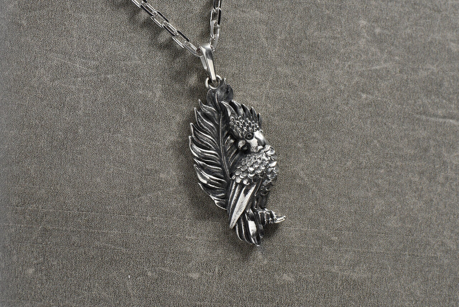 Silver pendant	Beetle pendant	Silver necklace	Beetle	gift	silver jewelry	gift for him	Silver Parrot	Pendant Parrot	Parrot jewelry	Parrot necklace	Parrot lovers	Parrot pendant (etsy image id: 4608063494)