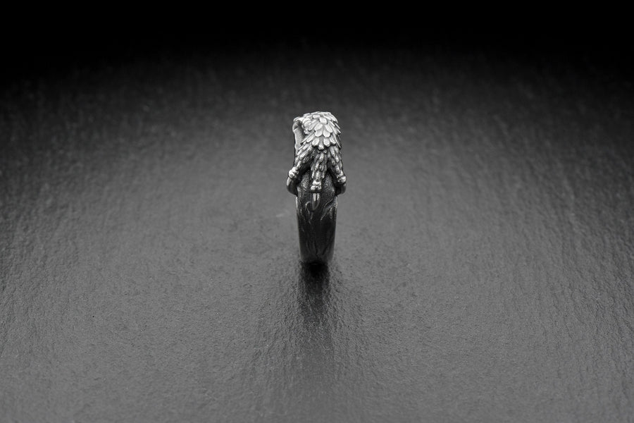 Owl silver ring	Owl Paw Ring	Jewelry Owl Paw	Ring Owl Paw	Silver Ring Owl (etsy image id: 4659295721)