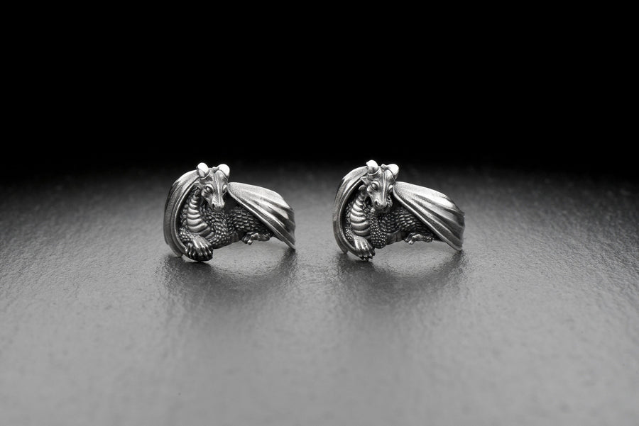 ring dragon	dragon art	house of dragon	dragon house	dragon	Silver ring	Sterling silver (etsy image id: 4613192139)