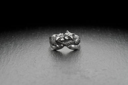 Silver Raccoon Ring	Silver Ring	Raccoon	silver jewelry	Animal jewelry ring	jewelry ring	Sterling silver	Raccoons	Raccoon jewelry	jewelry gift	gift	Animal lover gift	Raccoon Owner Ring (etsy image id: 4615894189)
