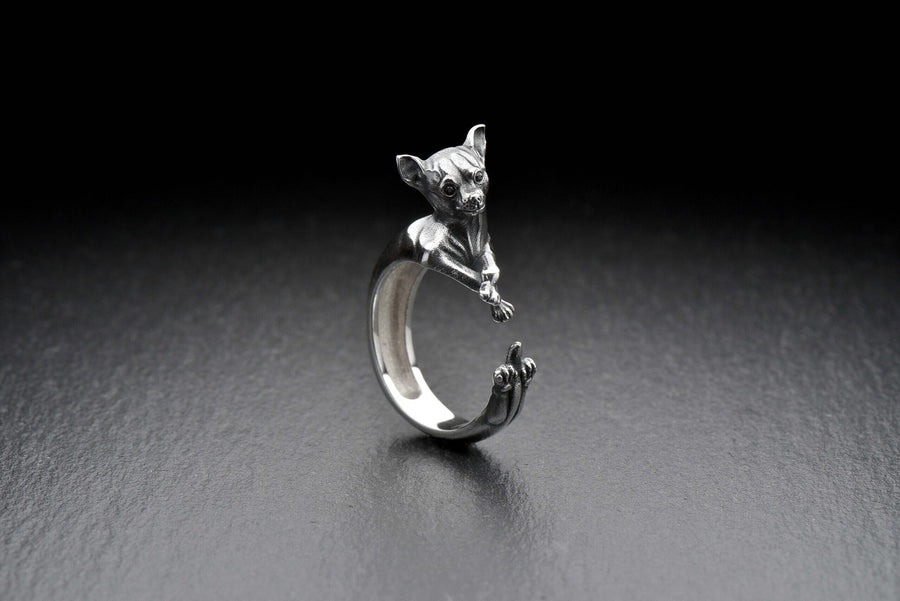 dog ring	silver	dog lovers	pet ring	dogs	dogs lover	dog lovers ring	chihuahua jewelry	chihuahua ring	chihuahua	chihuahua gift	Dog	dog jewelry