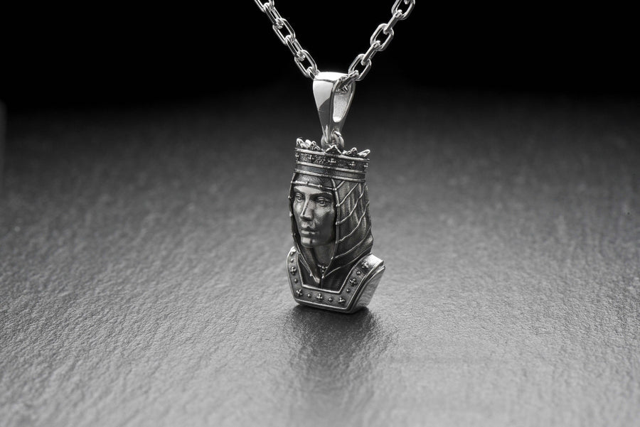 Knight necklace	Medieval pendant	Crusaders pendant	silver pendant	knight gift	cross pendant	templar knight	gothic jewelry	gothic pendant	gift for her	Silver Pendant Queen	Pendant Queen	Queen jewelry