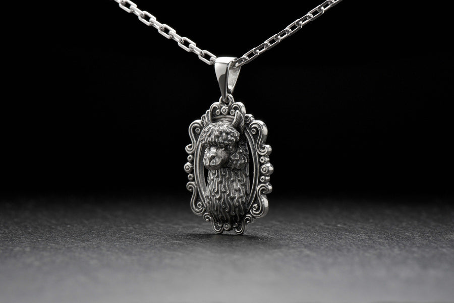 Silver pendant	Pendant Lama	Pendant	Lama	Lama lovers	Sterling silver	silver jewelry	Lama jewelry (etsy image id: 7349140432)