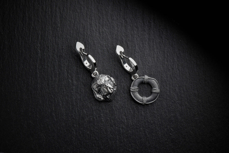 silver earrings	earrings	jewelry	Sterling silver	animal earrings	animal jewelry	Newfoundland	Earrings dog	Earring pet lover	Dog Earrings	newfie gift	dog lover gift	gift (etsy image id: 4586452460)