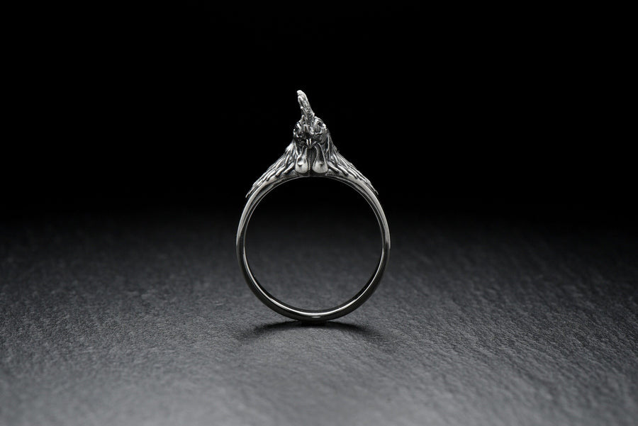 Show off your unique style with a Rooster Silver Ring! Handcrafted and made from sterling silver, this ring is the perfect addition to any outfit. (etsy image id: 6995523004)