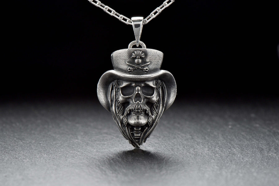 Lemmy Kilmister	motorhead	heavy metal	motörhead	Skull jewelry	gift for him	Skull	gift for her	Sterling silver	Skull pendant	Skull necklace	silver skull pendant	silver skull (etsy image id: 4656660916)