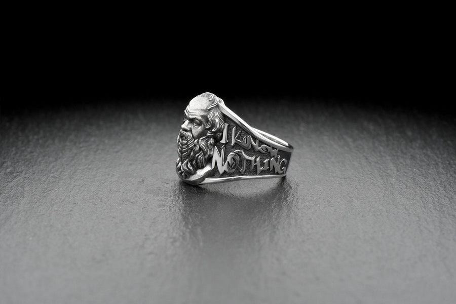 silver ring	Silver	philosophy ring	ancient greece	philosopher	silver jewelry	sterling silver	handmade jewelry	gift for her	sterling silver ring	philosophy	greek philosopher	ancient greek (etsy image id: 4660175522)