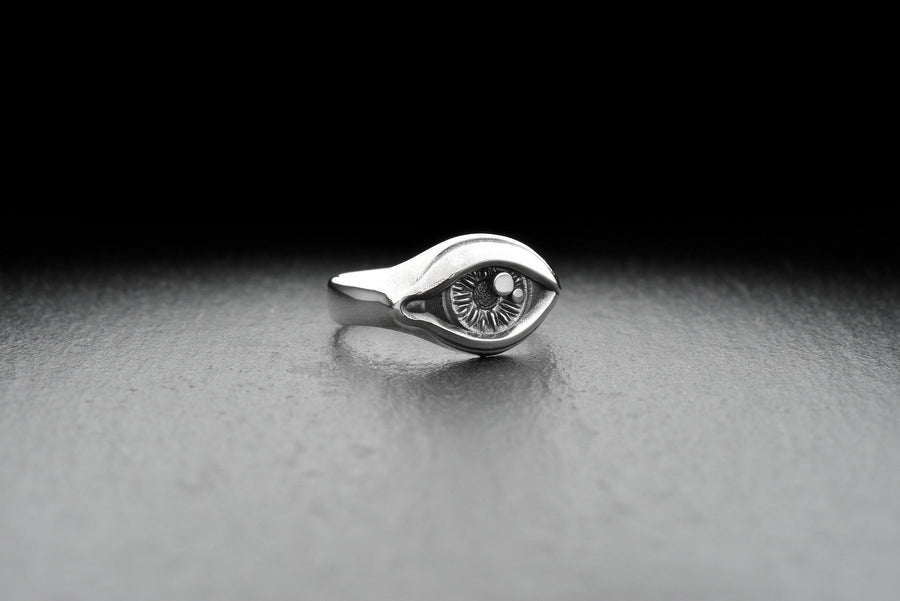 Sterling silver	silver ring	gift for her	gift for him	silver	Silver eye ring	eye ring	eye	eye jewelry	sterling silver ring	evil eye ring	statement ring	evil eye jewelry (etsy image id: 7261079114)