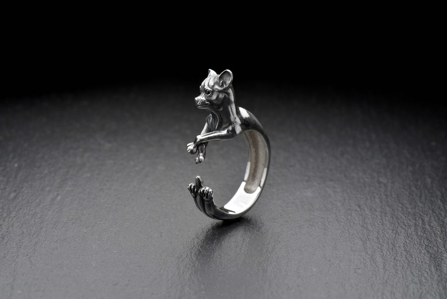 dog ring	silver	dog lovers	pet ring	dogs	dogs lover	dog lovers ring	chihuahua jewelry	chihuahua ring	chihuahua	chihuahua gift	Dog	dog jewelry