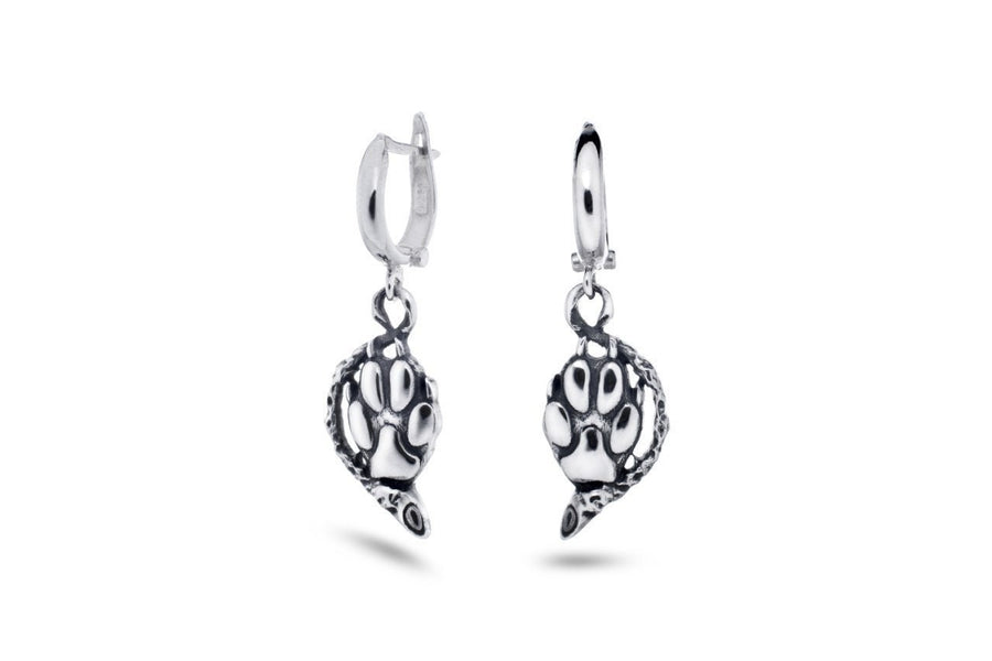 earrings	animal earrings	Wolf Paw Earrings	Wolf earrings	Jewelry Paw Earrings	Jewelry Wolf Paw	Wolf Paw	Paw Earrings	wolf jewelry	wolf	handmade	earring charms	gift for her (etsy image id: 4667591861)