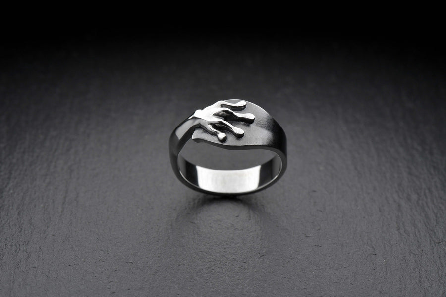 animal jewelry	animal ring	silver ring	frog lover	frog ring	Froschring	bague grenouille	frog totem ring	frog gift	frog jewelry	frog	silver frog ring	gift for her (etsy image id: 7348929144)