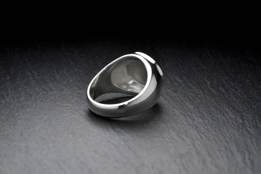 Handmade Sterling Silver Lion Head Signet Ring: Animal Jewelry (etsy image id: 7400662567)