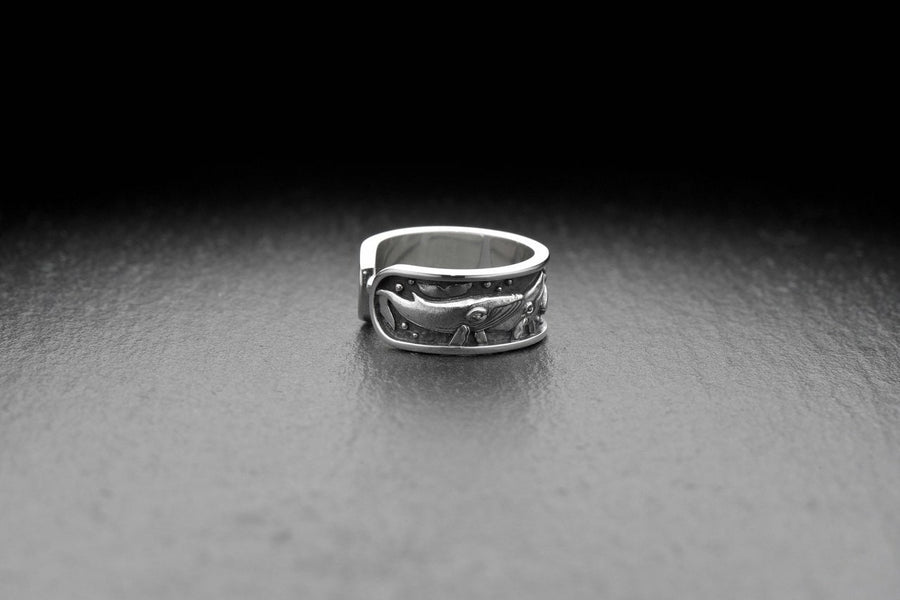 ocean lover gift	silver ring	silver	sterling silver	ring whale	whale	whales	ring whales	gift	whales lover gift	jewelry whales	jewelry Silver ring whales (etsy image id: 7228609247)