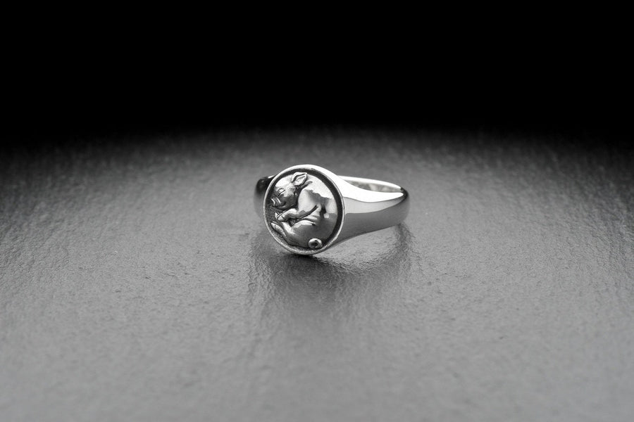 animal jewelry	pig ring	Piglet	piggy	silver piggy	Ring Piggy	Ring Pig	Silver Ring Pig	Pig	christmas gift	gift for her	animal ring	pig jewelry (etsy image id: 4704987288)