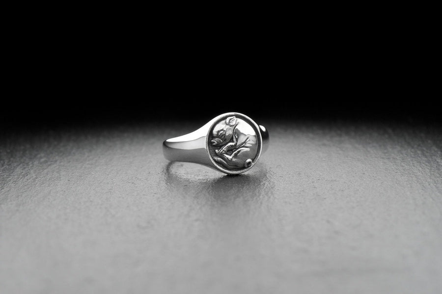 animal jewelry	pig ring	Piglet	piggy	silver piggy	Ring Piggy	Ring Pig	Silver Ring Pig	Pig	christmas gift	gift for her	animal ring	pig jewelry (etsy image id: 4704987288)