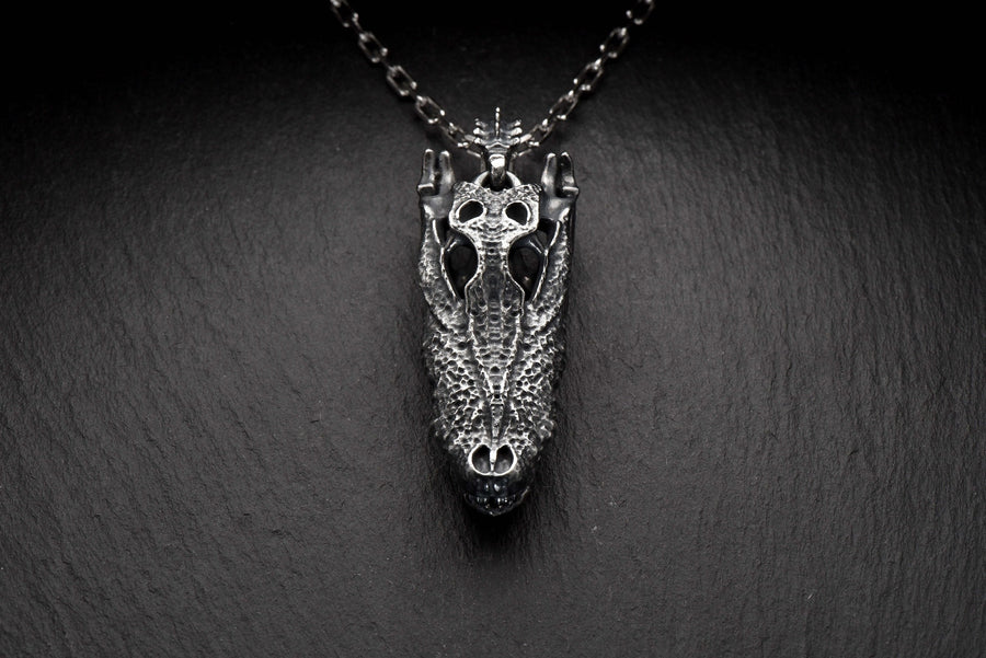 sterling silver	Silver Pendant	Skull	Silver Pendant Skull	Pendant Skull	jewelry Skull	Silver	Silver jewelry	jewelry	pendant crocodile	crocodile skull	Necklace skull	silver skull (etsy image id: 7306208445)