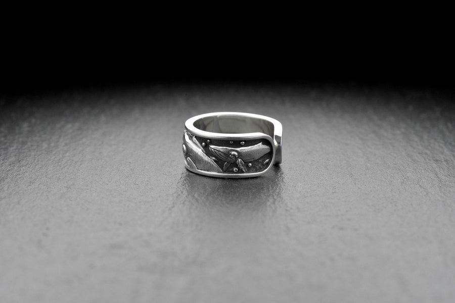 ocean lover gift	silver ring	silver	sterling silver	ring whale	whale	whales	ring whales	gift	whales lover gift	jewelry whales	jewelry Silver ring whales (etsy image id: 7228609247)