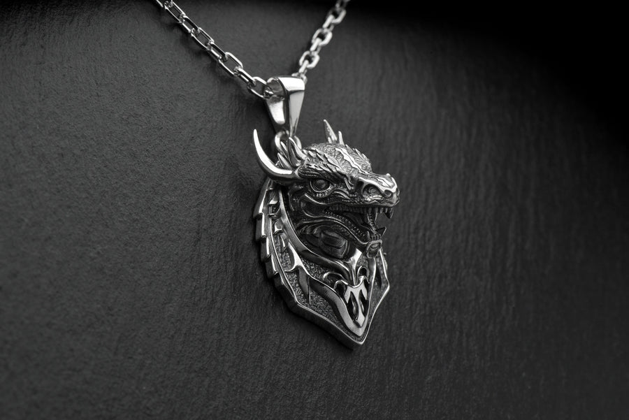 Whether you're looking for a bold statement piece or a subtle addition to your everyday look, this dragon pendant is versatile enough to suit any occasion. (etsy image id: 4804565064)