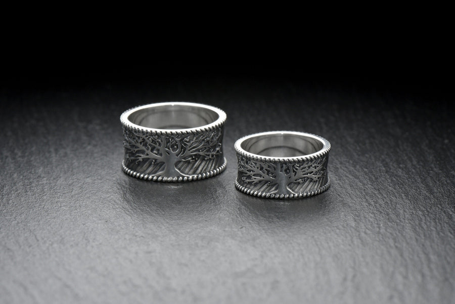 Sterling Silver Yggdrasil Ring: Norse Tree of Life Jewelry (etsy image id: 7217730808)