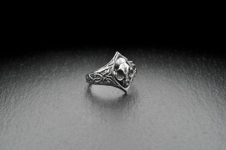 Whether you're looking to add some edge to your daily style or want to make a statement at a special event, this silver ring is the perfect choice. Don't miss out on this one-of-a-kind piece! (etsy image id: 4832274597)