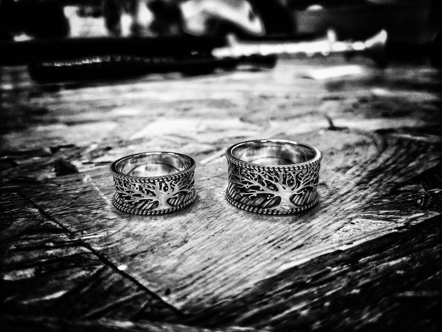 Sterling Silver Yggdrasil Ring: Norse Tree of Life Jewelry (etsy image id: 7217730808)